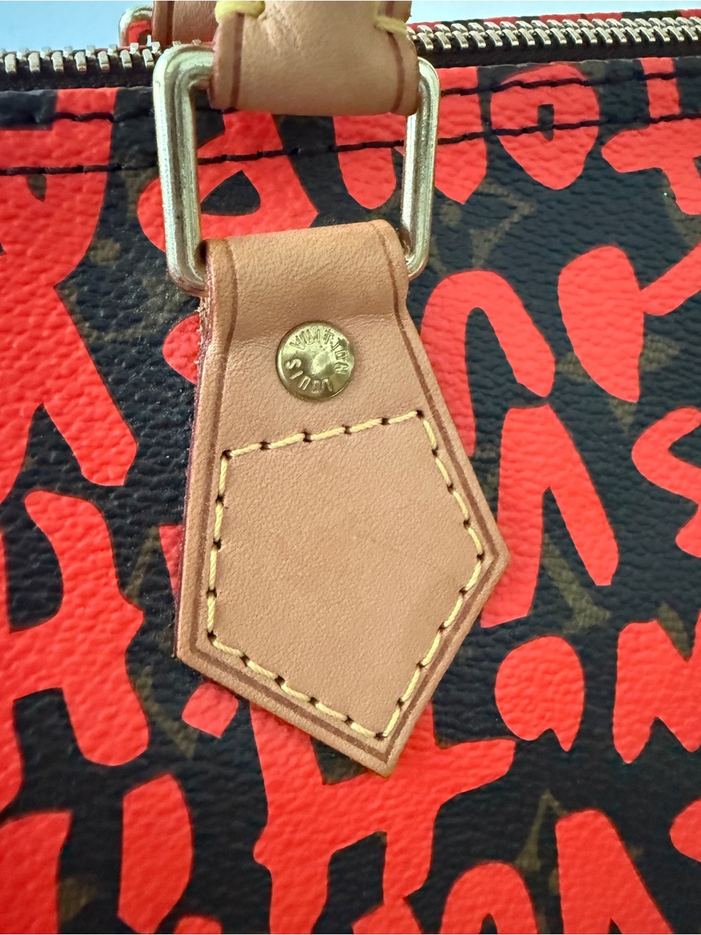 LOUIS VUITTON x Stephen Sprouse Monogram Graffiti Speedy 30 - Orange Handbag Bag - Picture 16 of 16